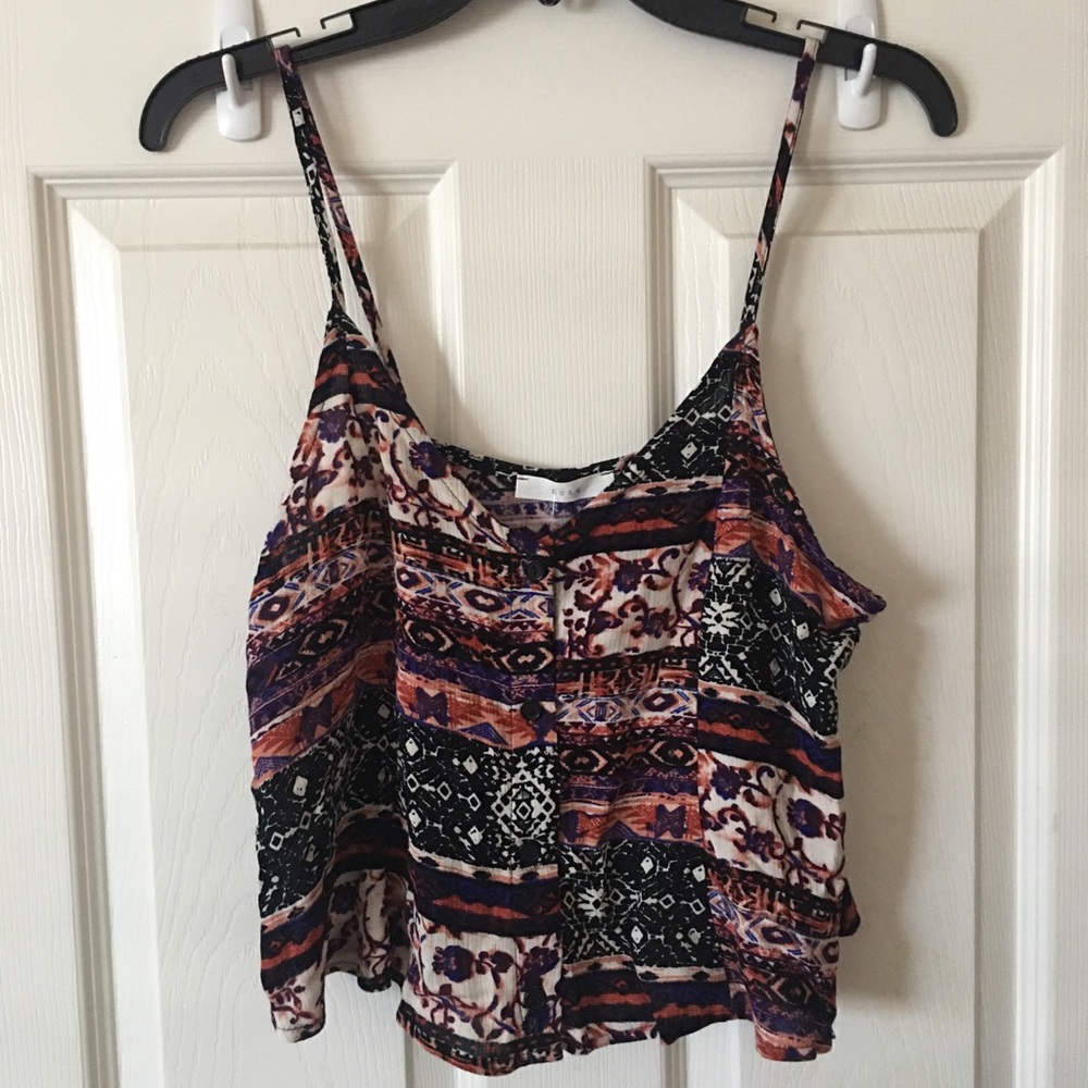 LUSH flowy crop top